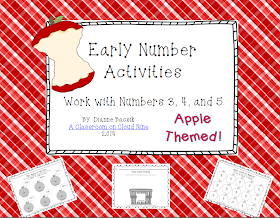 http://www.teacherspayteachers.com/Product/Early-Number-Activities-Working-with-Numbers-3-4-5-1378547