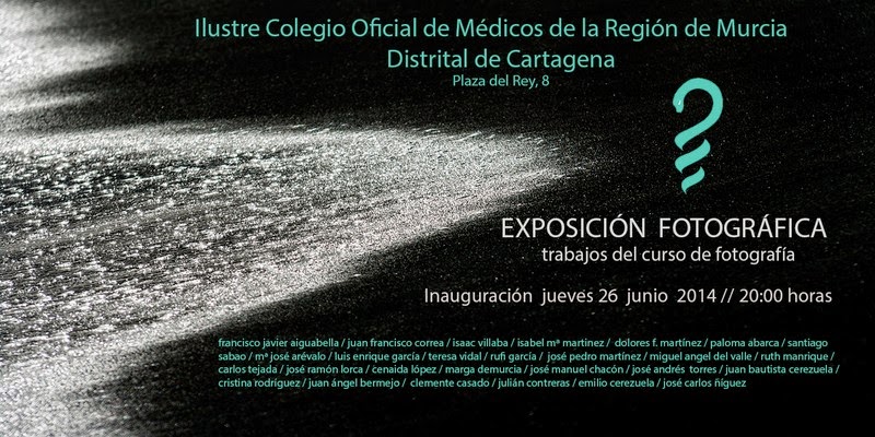 Exposición en el Ilustre Colegio de Médicos, lugar Cartagena