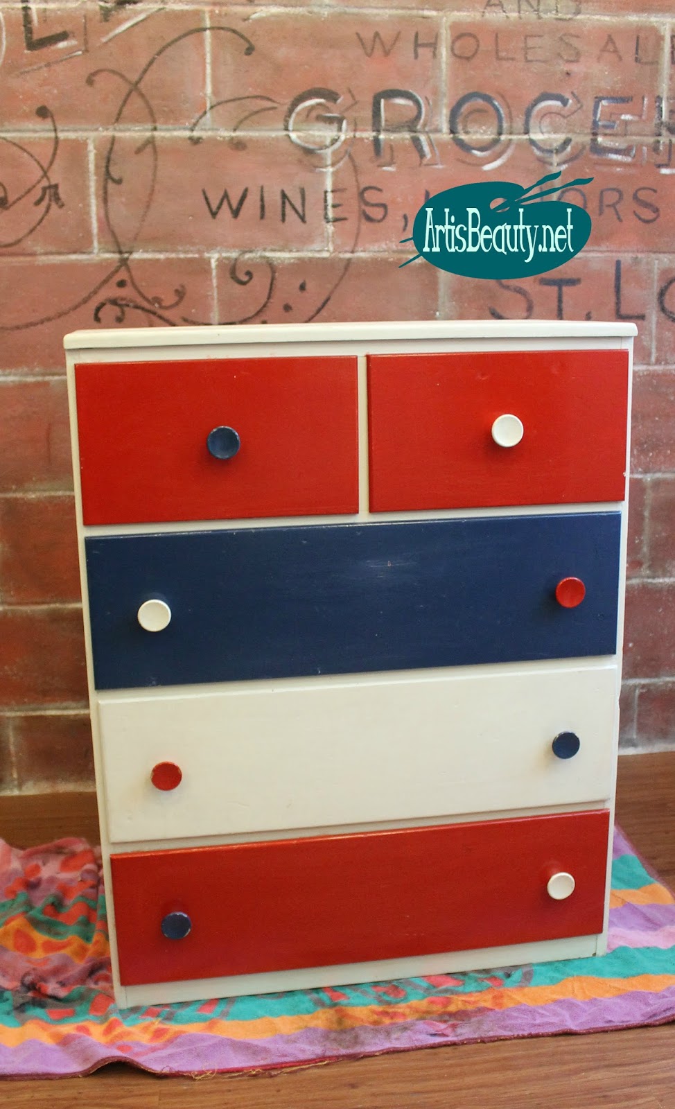 Art Is Beauty Beautiful Blue And Copper Satin Metallic Enamel Before And After Navy Blue Copper Dresser Roadside Rescue Dumpster Dive Makeover