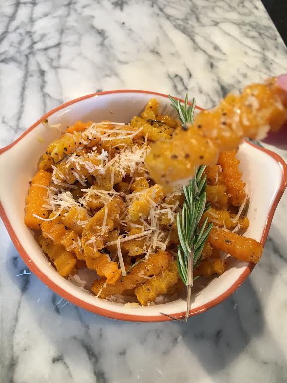 Redhead Says ROASTED BUTTERNUT ZIGZAG SQUASH