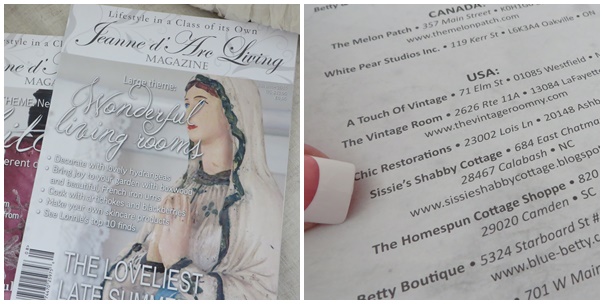 Sissie's Shabby Cottage Retailer for Jeanne d'Arc Clothing