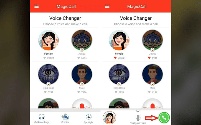 Magiccall. MAGICCALL Voice Changer app.
