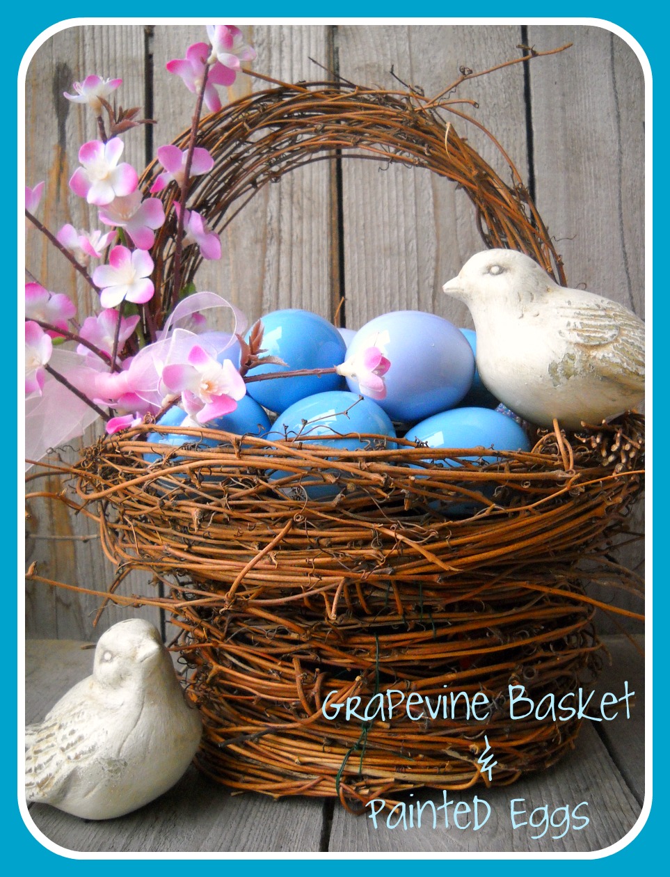 Craft Goodies Grapevine Easter Basket Tutorial...