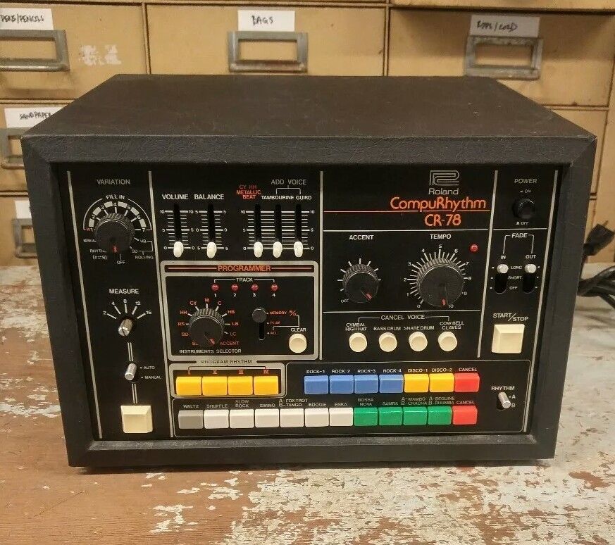 MATRIXSYNTH VINTAGE ROLAND CR78 CompuRhythm Drum Machine SN 842026