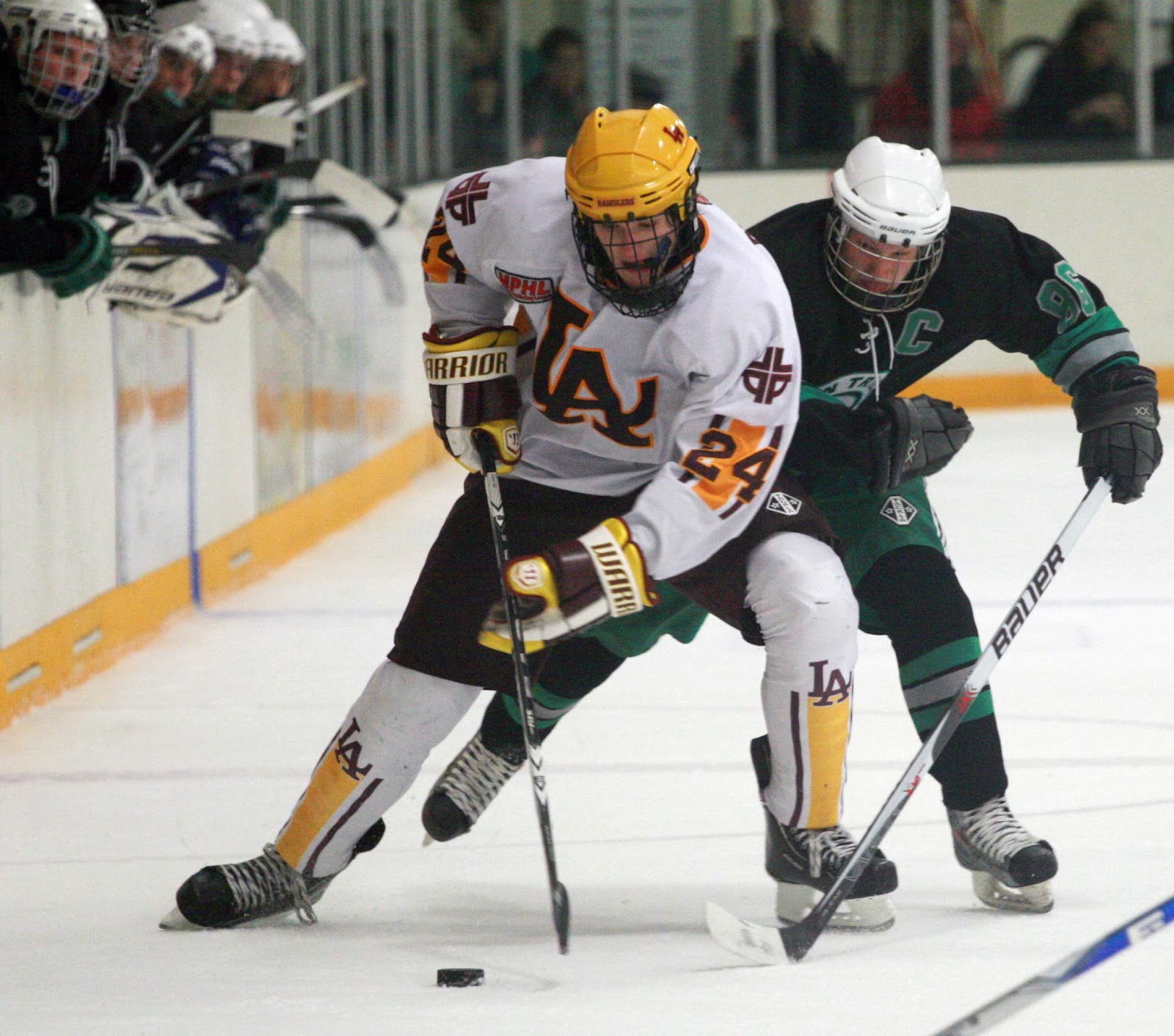 Mark Kodiak Ukena IHSA Varsity Hockey Loyola Academy at New Trier