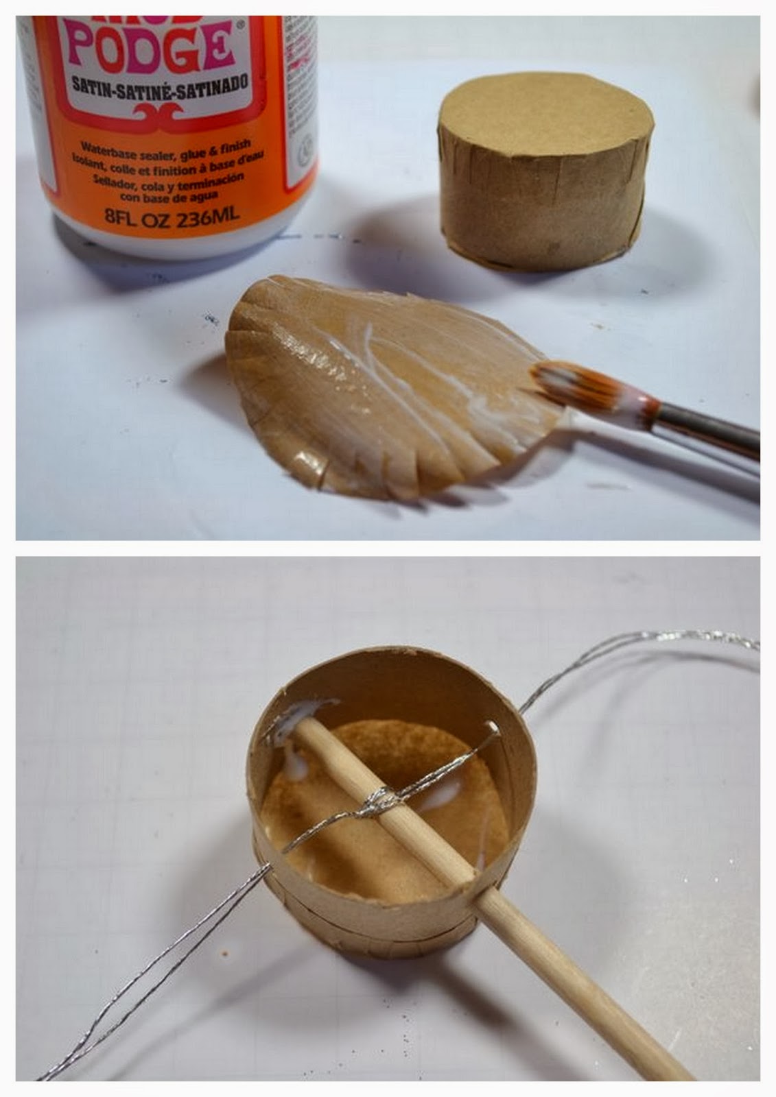 New Year Craft How to Make a Spin Drum Noise Maker