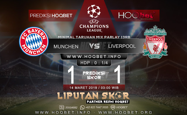 Prediksi Bayern Munchen vs Liverpool 14 Maret 2019 http://www.liputanskor.com/