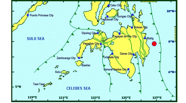 Magnitude 4.7 earthquake jolts Mindanao