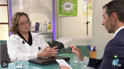 La pediatra Ana Martínez Rubio en Canal Sur