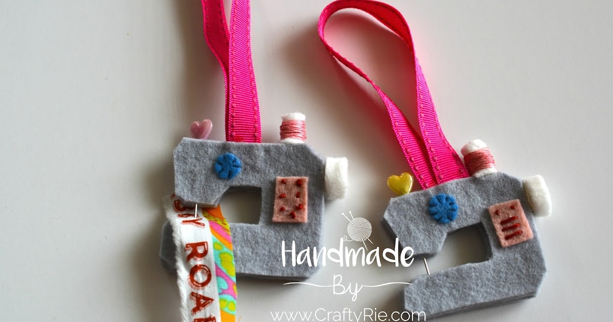 CraftyRie: Sewing Machine Ornaments