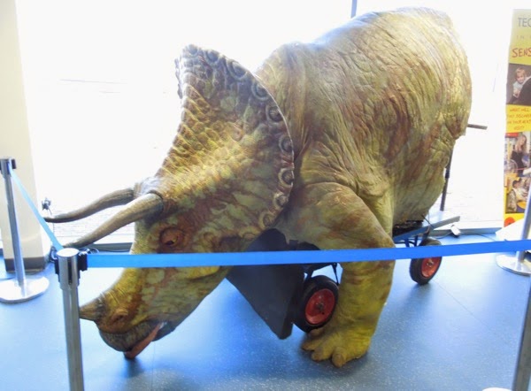 Animatronic Triceratops Doctor Who Dinosaurs on a Spaceship