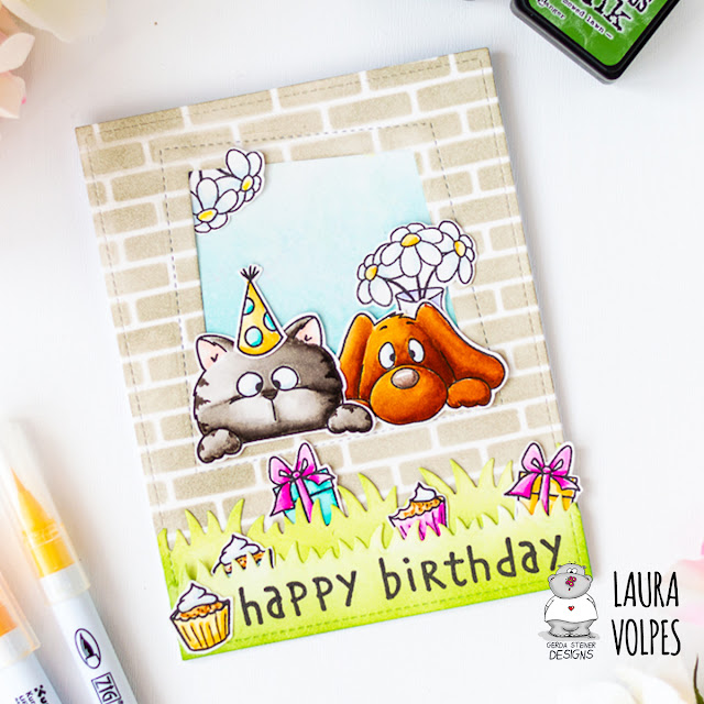 Window Birthday Card feat Gerda Steiner Designs On the Table