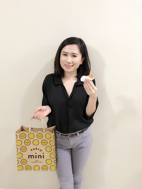 The new Pablo mini Matcha cheesetart & limited mini Cinnapple cheesetart available at PABLO One Utama 