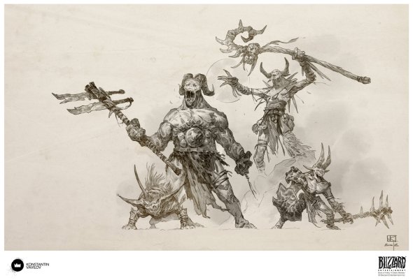 As sombrias ilustrações de fantasia e terror para games de Konstantin Vavilov Konstantin Vavilov artstation arte ilustrações sombrio terror fantasia games diablo book adria buried city