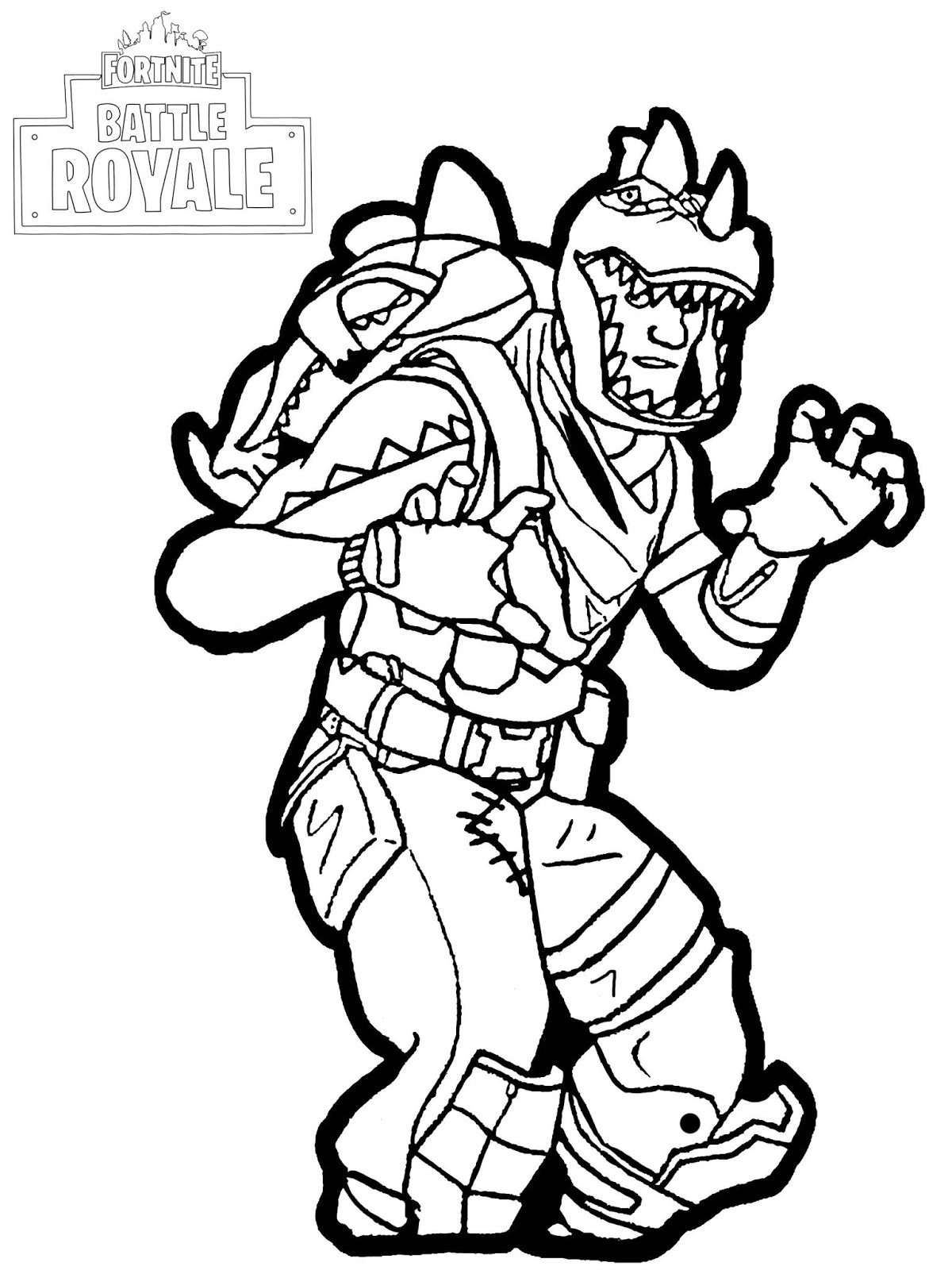 Fortnite Printables Coloring Pages - Printable Blank World