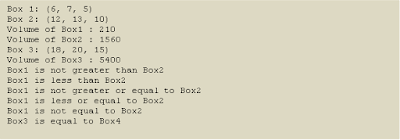 Example operators overloading