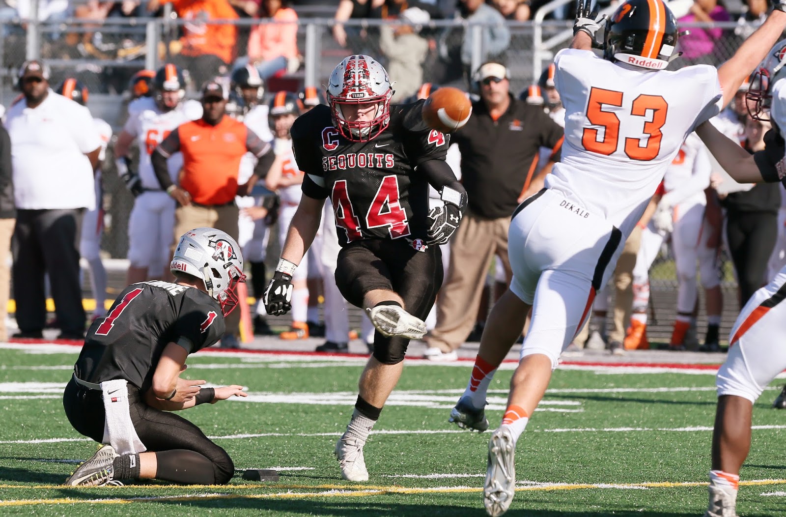 Mark Kodiak Ukena IHSA Class 6A Football Playoffs Dekalb vs Antioch