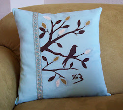 pillow tutorial bird birds diy fabric scissors running painting covers cushion play sewing pillows easy guest stencil throw project creative