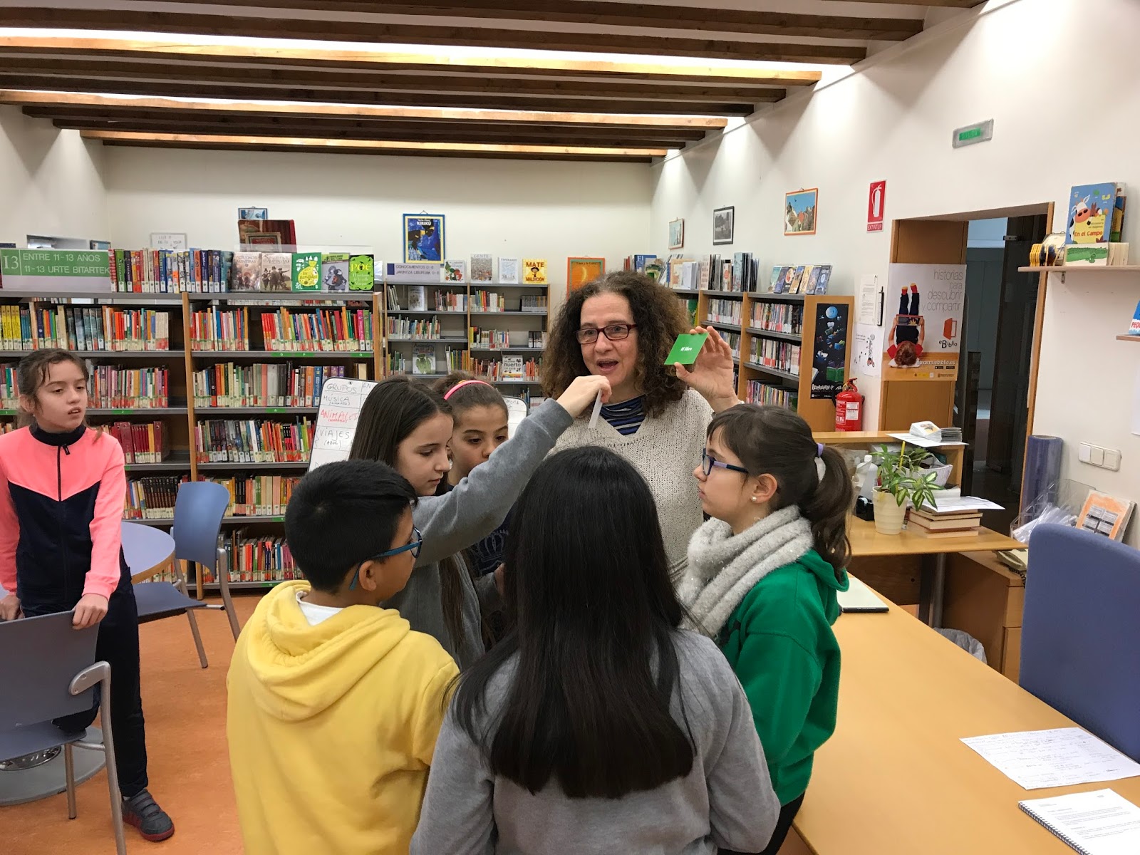 Rochapea2007 Visita a la biblioteca de San Pedro