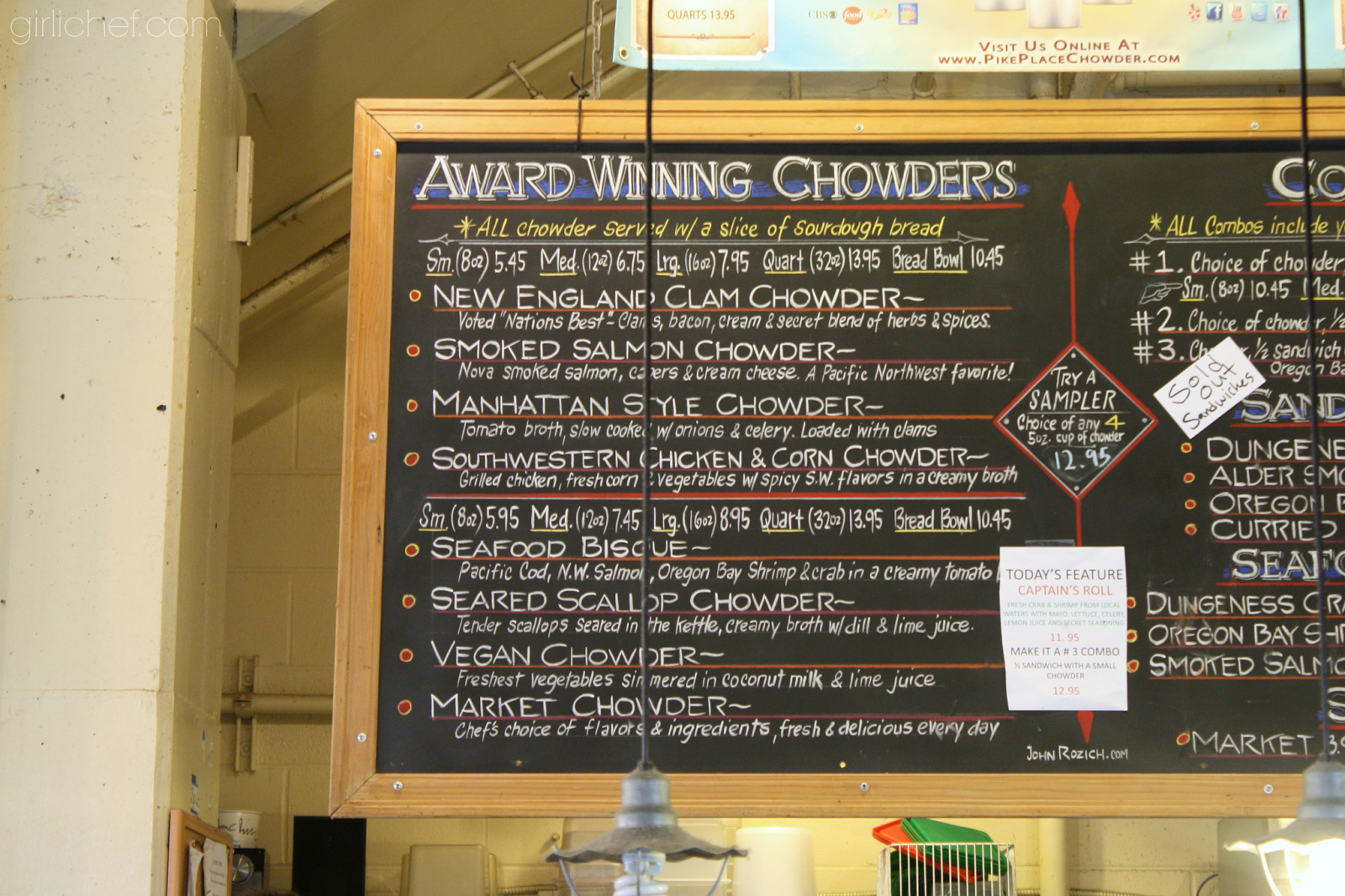 Smoked Salmon Chowder inspired by Pike Place Chowder in Seattle All