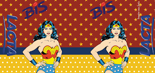 Mujer Maravilla Retro: Etiquetas para Candy Bar para Imprimir Gratis e Imprimibles Gratis para Fiestas. Etiquetas de Mujer Maravilla Retro para imprimir gratis.