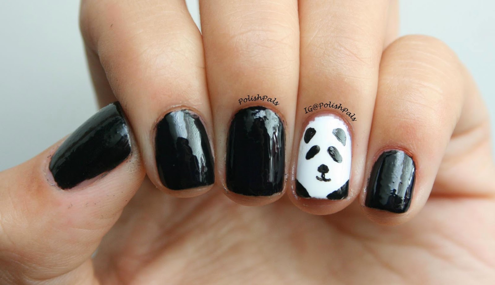 Polish Pals Simplistic Panda (+ Tutorial)