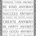 Free Printable Mother Teresa Quote {Multiple Colors}