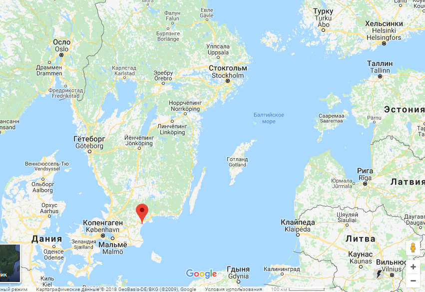 route to gold: Camp in Åhus, Sweden