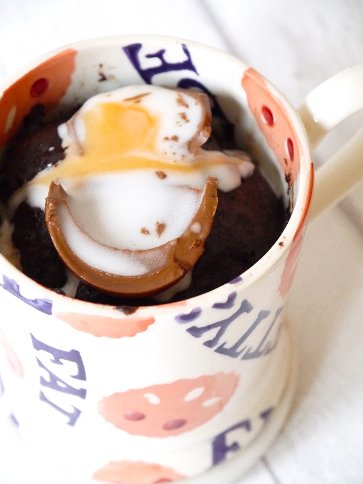 The Betty Stamp Creme Egg Easter Chocolate Mug Cake Recipe