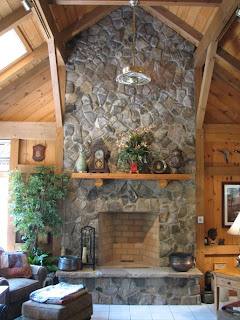 Stone Fireplace Designs and Decorating Ideas
