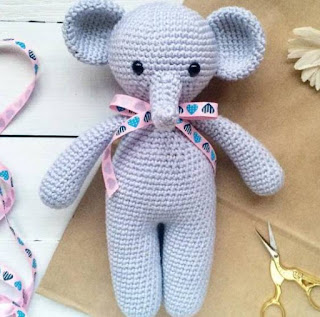 PATRON GRATIS ELEFANTE AMIGURUMI 34985 PATRON GRATIS ELEFANTE AMIGURUMI 34985