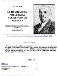 La revolución proletaria y el renegado Kautsky