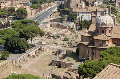 View from the Monument a Vittorio Emanuele II
