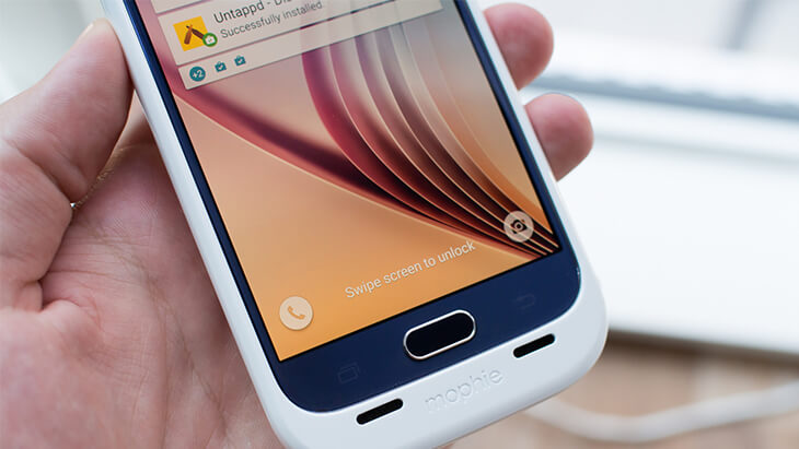Cómo solucionar problemas de duración de la batería Samsung Galaxy S6 Consigue una funda de batería que vive en tu teléfono