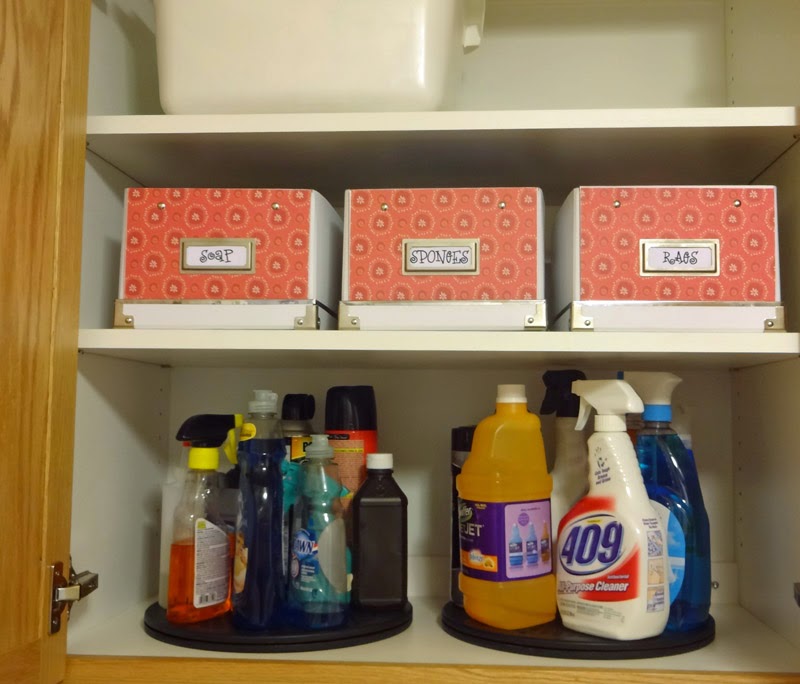 CreativeSteph13 Let's Get Organized Laundry Room Cleaning Supplies