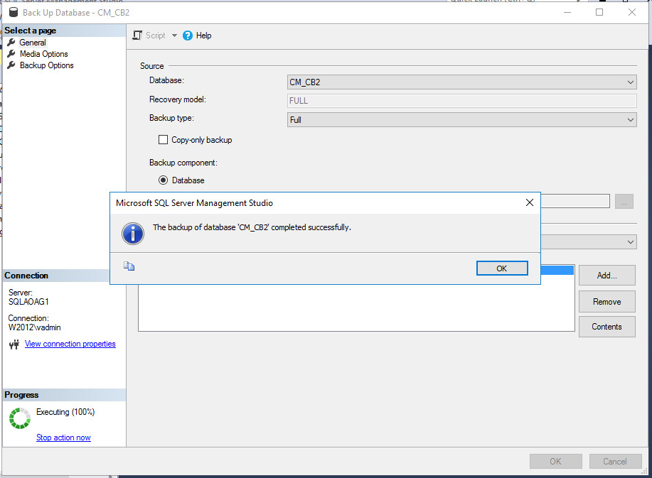 Venu Singireddy's blog: SQL recovery mode Change to full