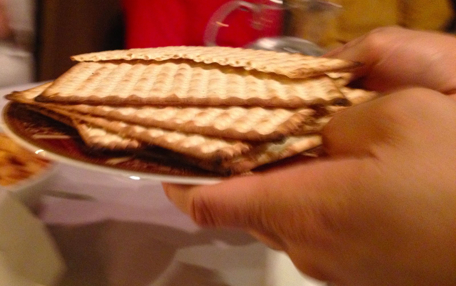 In a World of My Own Passover Seder Invitation and Matzah Brittle