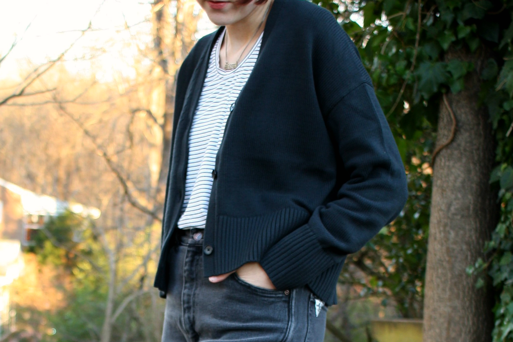 Everlane Soft Cotton Square Cardigan Review, size XS Everlane Soft Cotton Square Cardigan Review, size XS