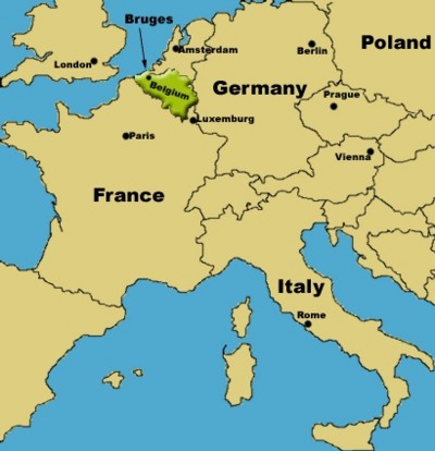 Map Of Europe Including Belgium - United States Map