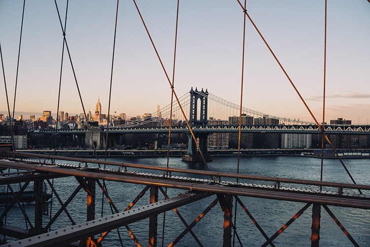 Manhattan Bridge-Brooklyn-Bridge