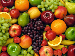 Lista frutas ácidas, não-ácidas