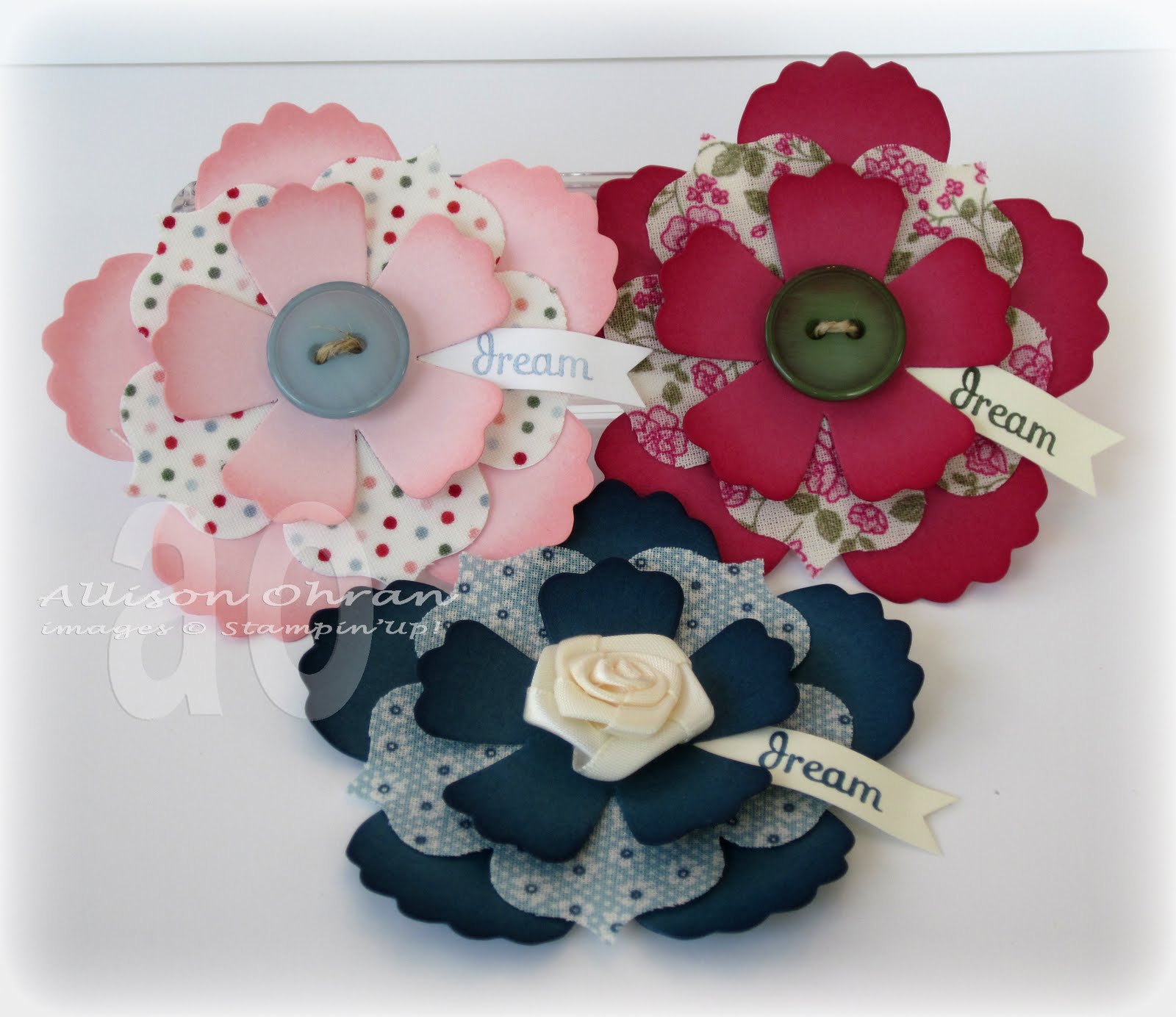 Sweet Impressions Fabric Flower