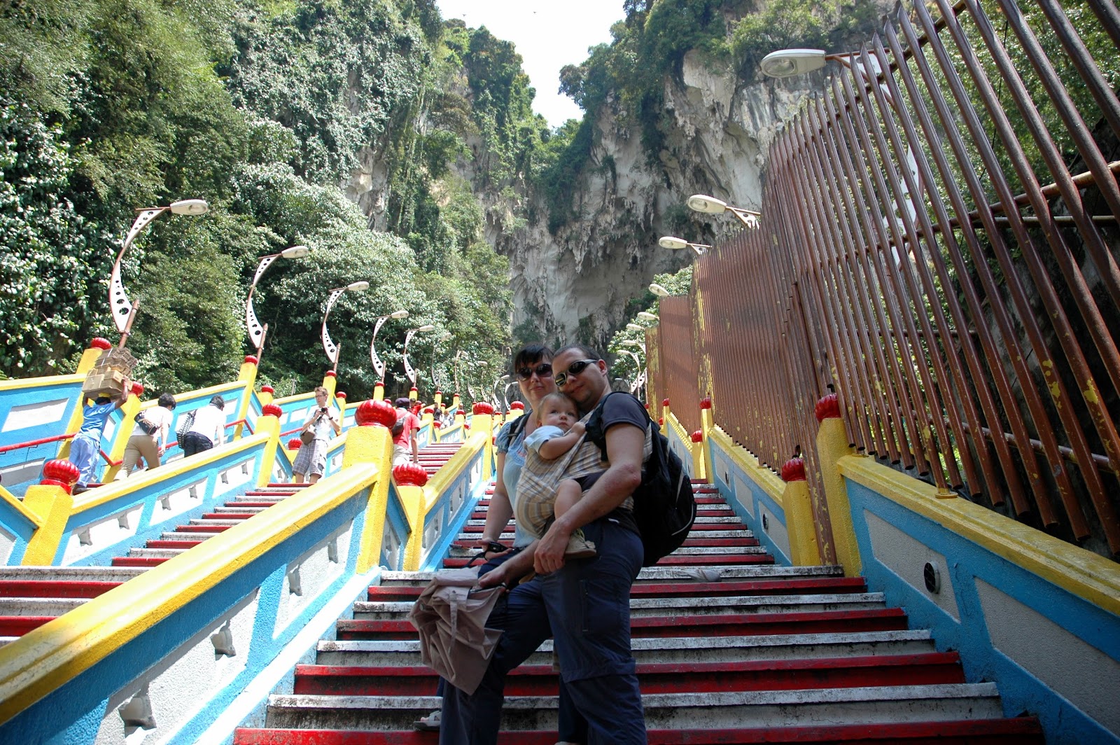 250 schodów przed nami Batu Caves