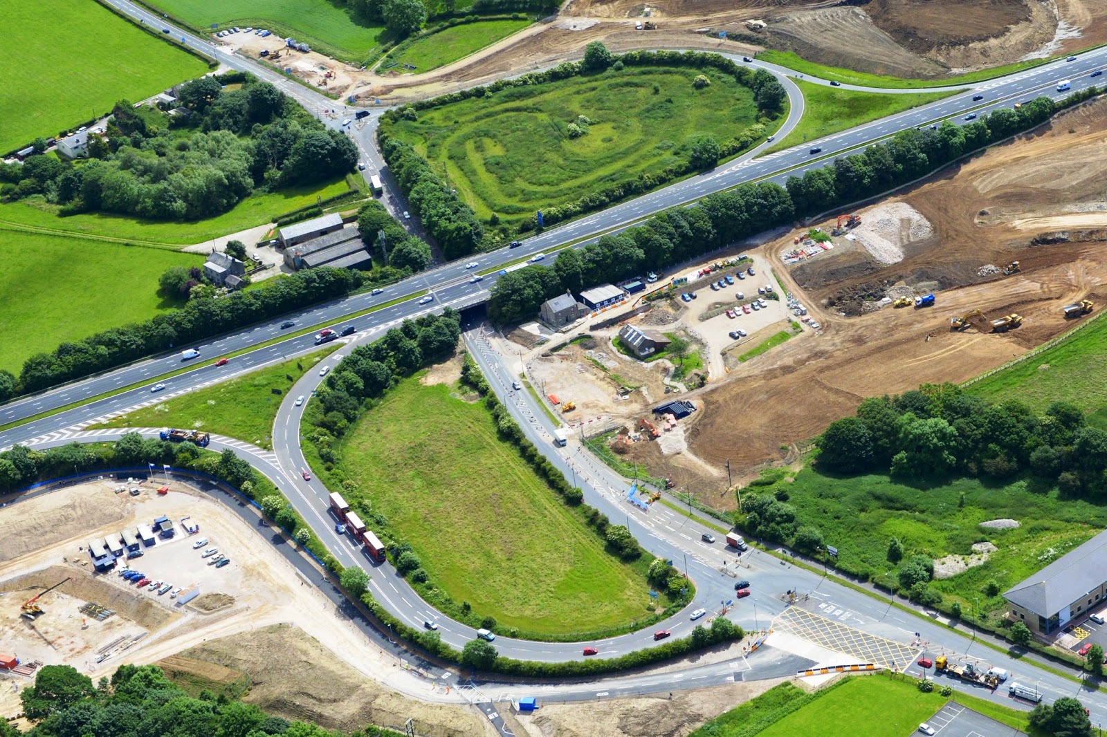 Virtual Lancaster News Blog M6 Junction 34 Southbound Sliproad 