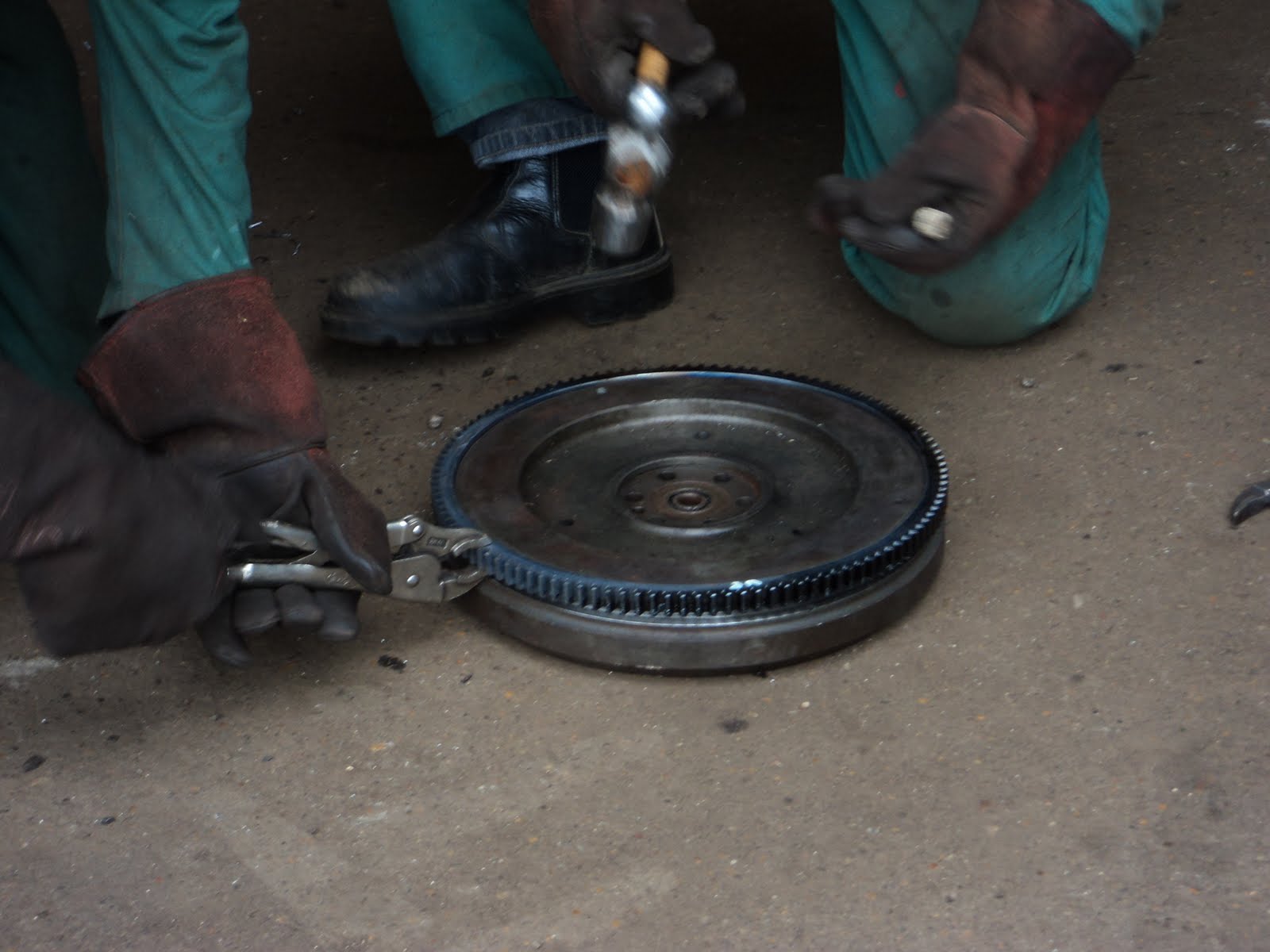 Ferguson TEF20 restoration Flywheel teeth
