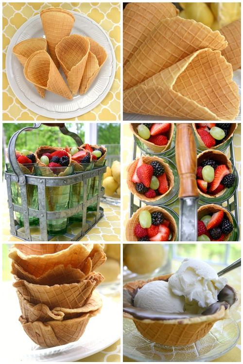 DIET WHAT IT REALLY MEANS!!!!!!!! Fruit cone recipe