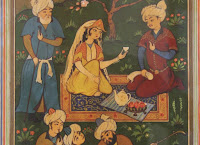 Samarcande, miniature 'Moment de rendez-vous' › Hommage à Omar Khayyam et à ses Quatrains ! Ouzbékistan, Samarcande, Omar Khayyam, miniature, © L. Gigout, 2012