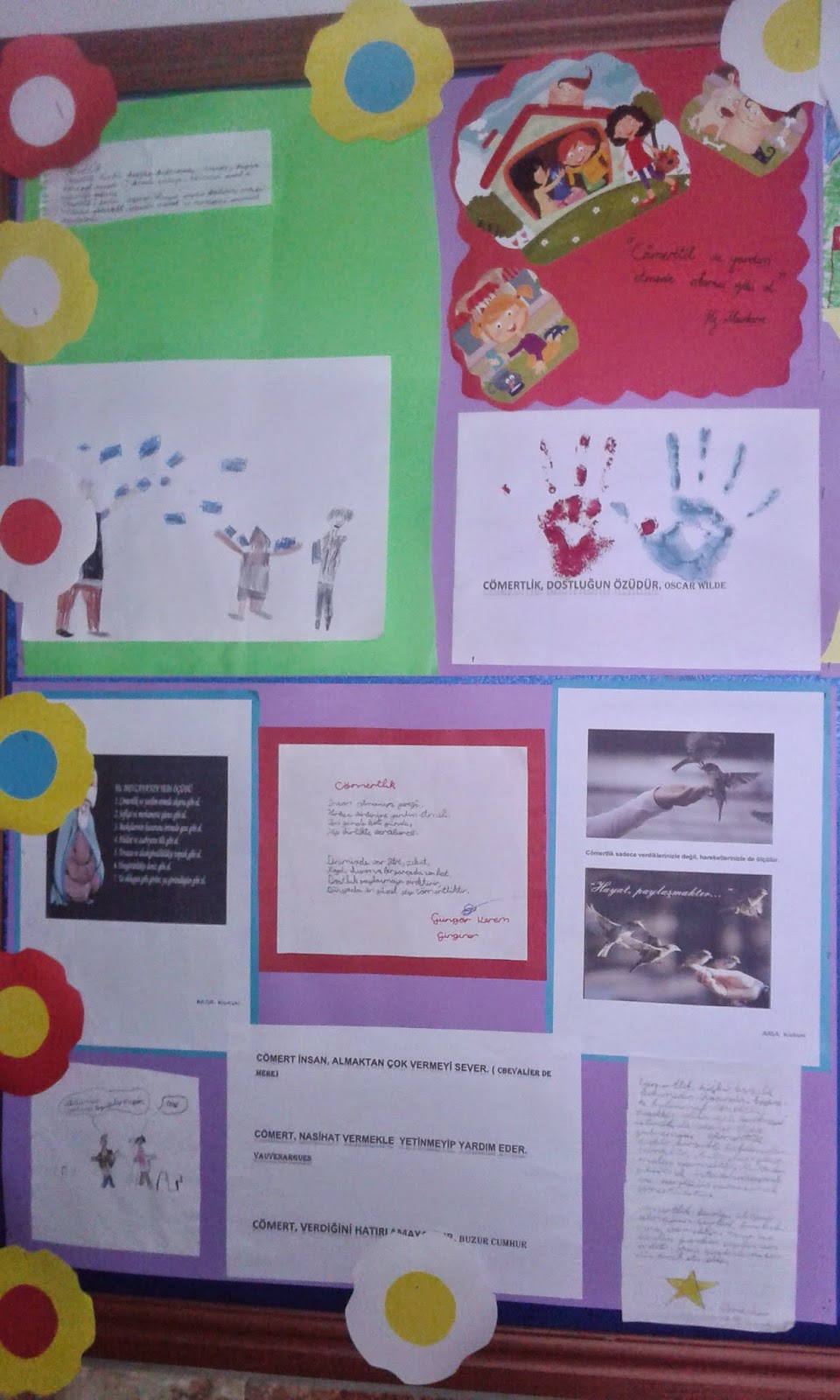 BAHÇELİEVLER İLKOKULU 3/B SINIFI: DEĞERLER EĞİTİMİ İLE İLGİLİ