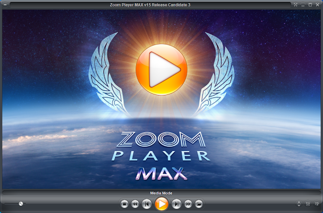 Interface do Zoom Player MAX 15.0 RC3