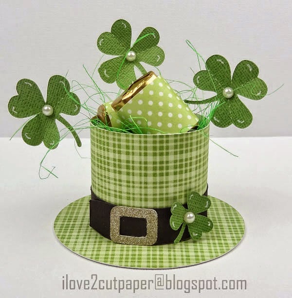 SVG and WPC cutting file for St Patrick's Day Favor Box